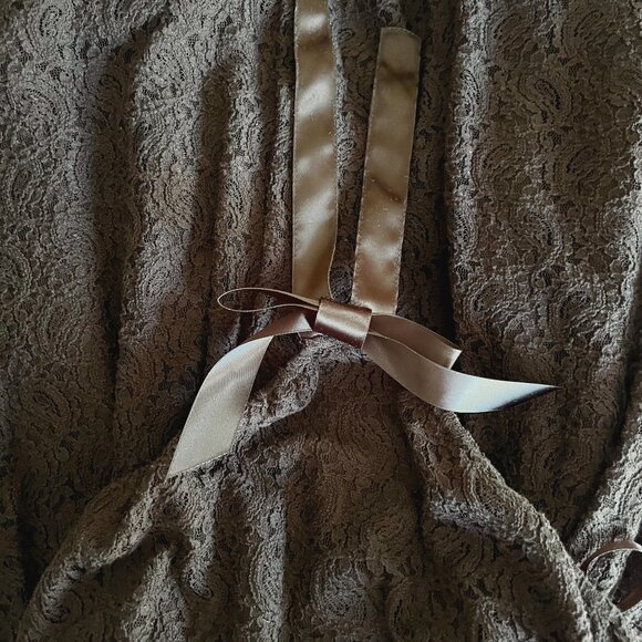 Rodarte x Target 2009 Black Lace Bow Detail Halter Dress Size 7 - Size Small / M - Picture 8 of 10